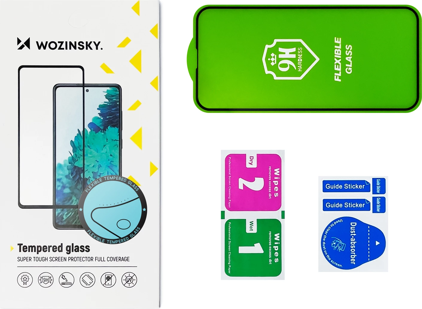 Mbështjellës xhami Wozinsky Full Cover Flexi Nano për Xiaomi Redmi Note 11 Pro / 11 Pro+, Transparent