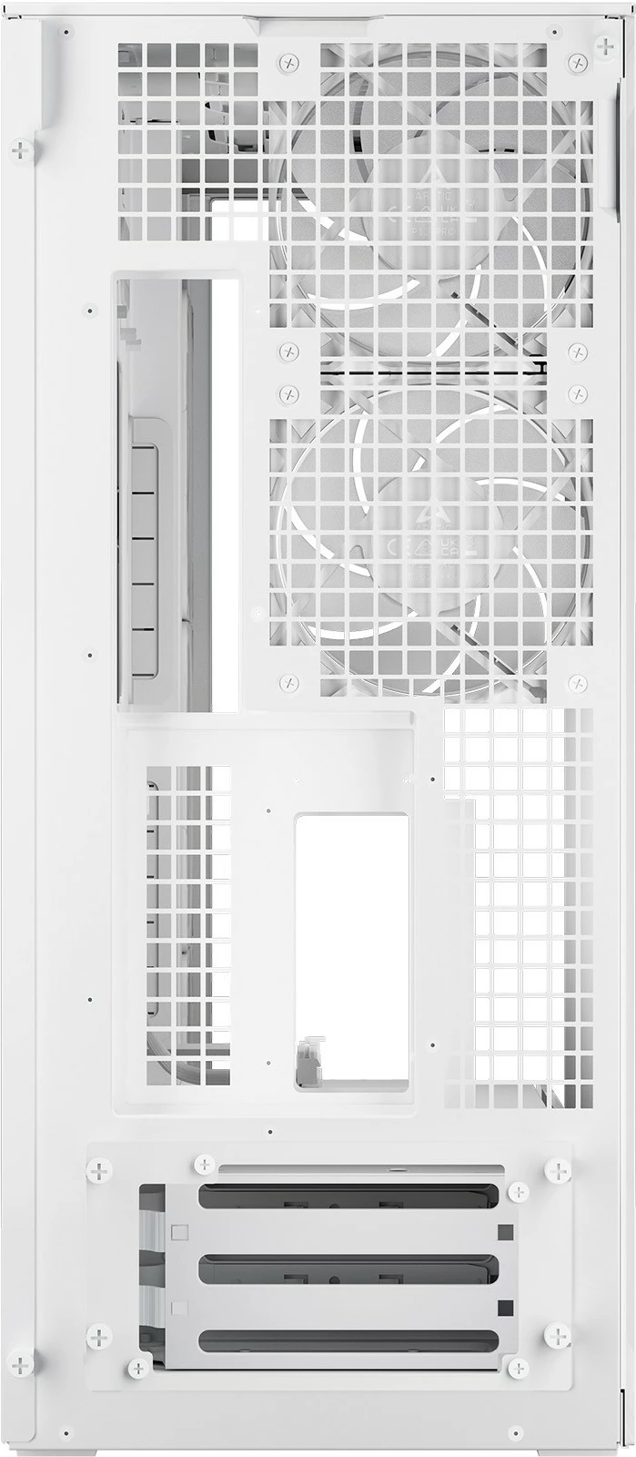 Kasë ARCTIC Xtender, Midi Tower, xham i temperuar, RGB, e bardhë
