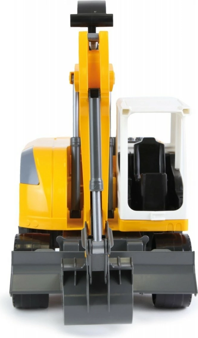 Lodër ekskavator Lena Worxx Liebherr, 48 cm, plastikë, verdhë/gri/bardhë, në kuti