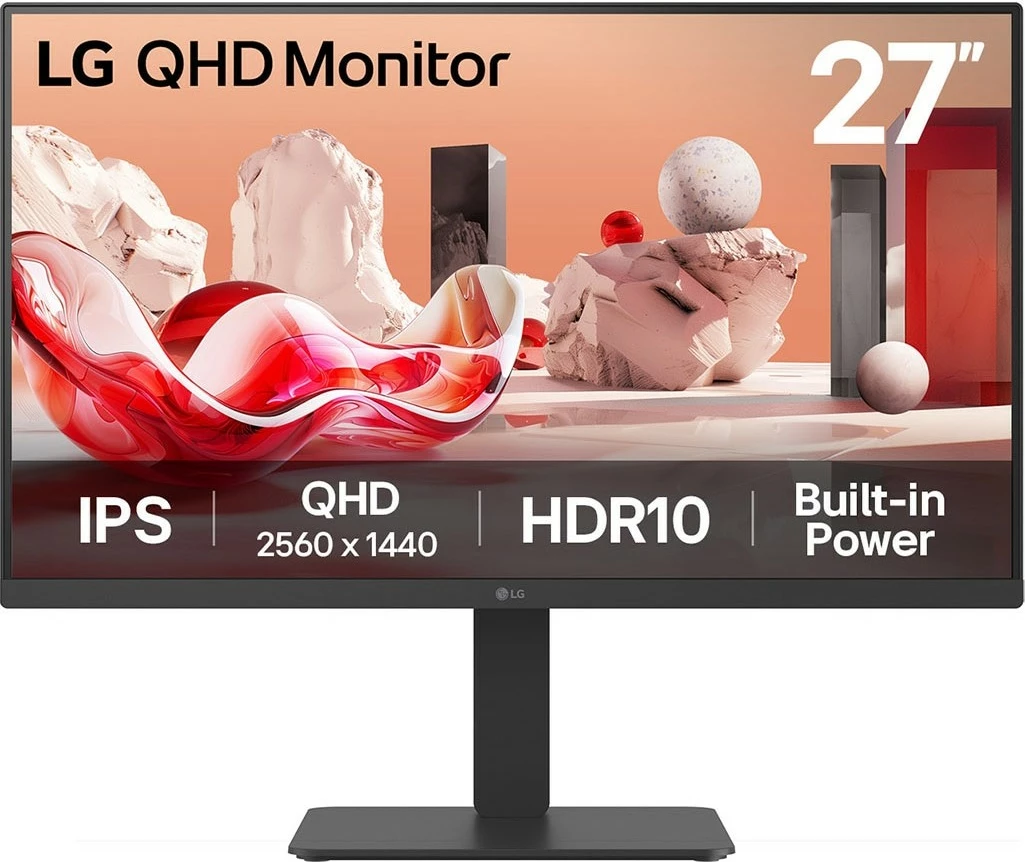 Monitor LG 27BA54QB-B, 27 inç, QHD, IPS, HDR10, i zi