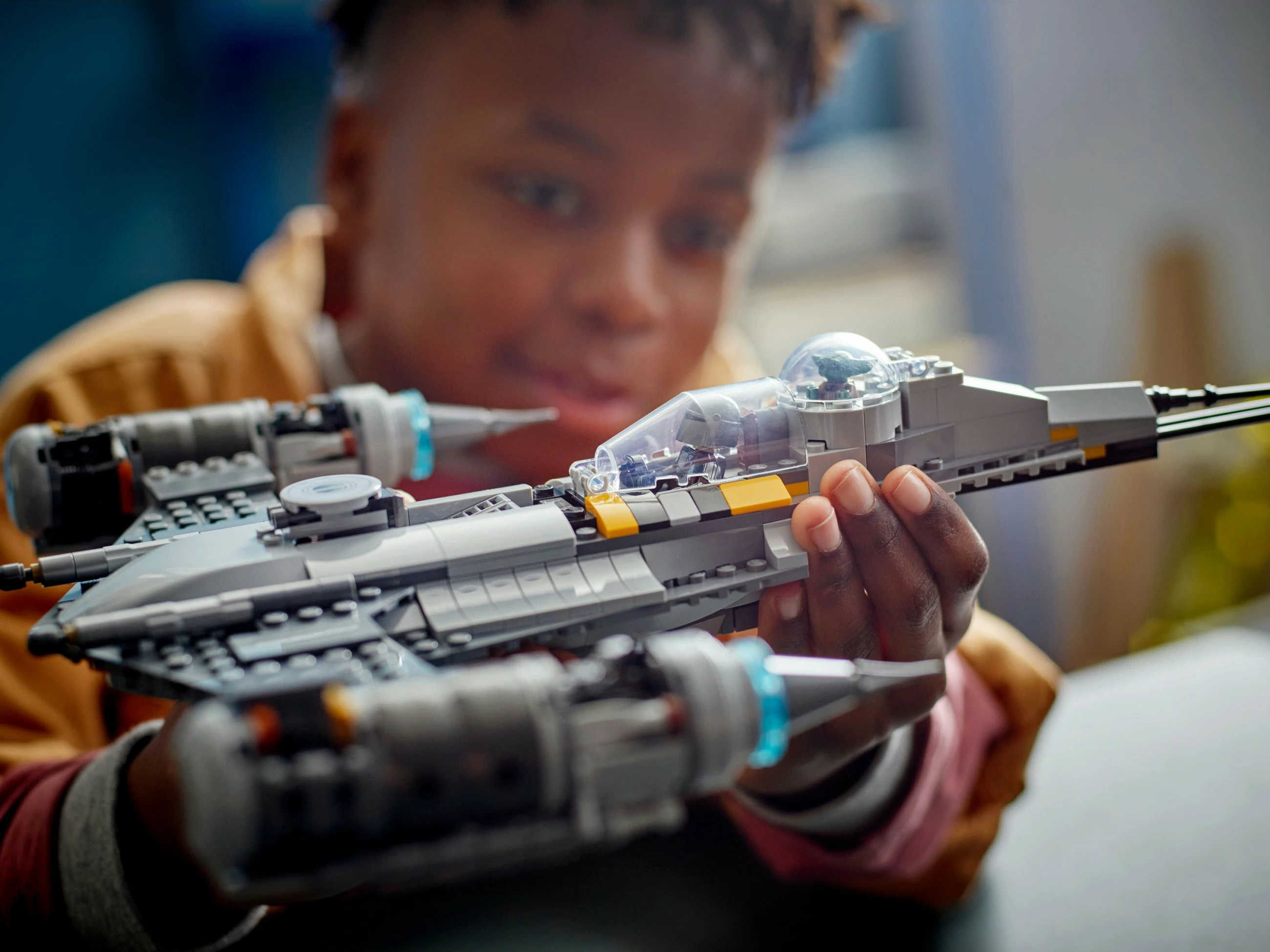 Set ndërtimi LEGO Star Wars The Mandalorian’s N-1 Starfighter, 412 pjesë, plastikë, shumëngjyrësh
