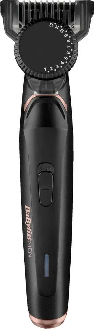 Trimer mjekre, BaByliss T885E, 24 nivele 0.5–12 mm, pa tel dhe me kabllo, autonomi 60 min, i zi