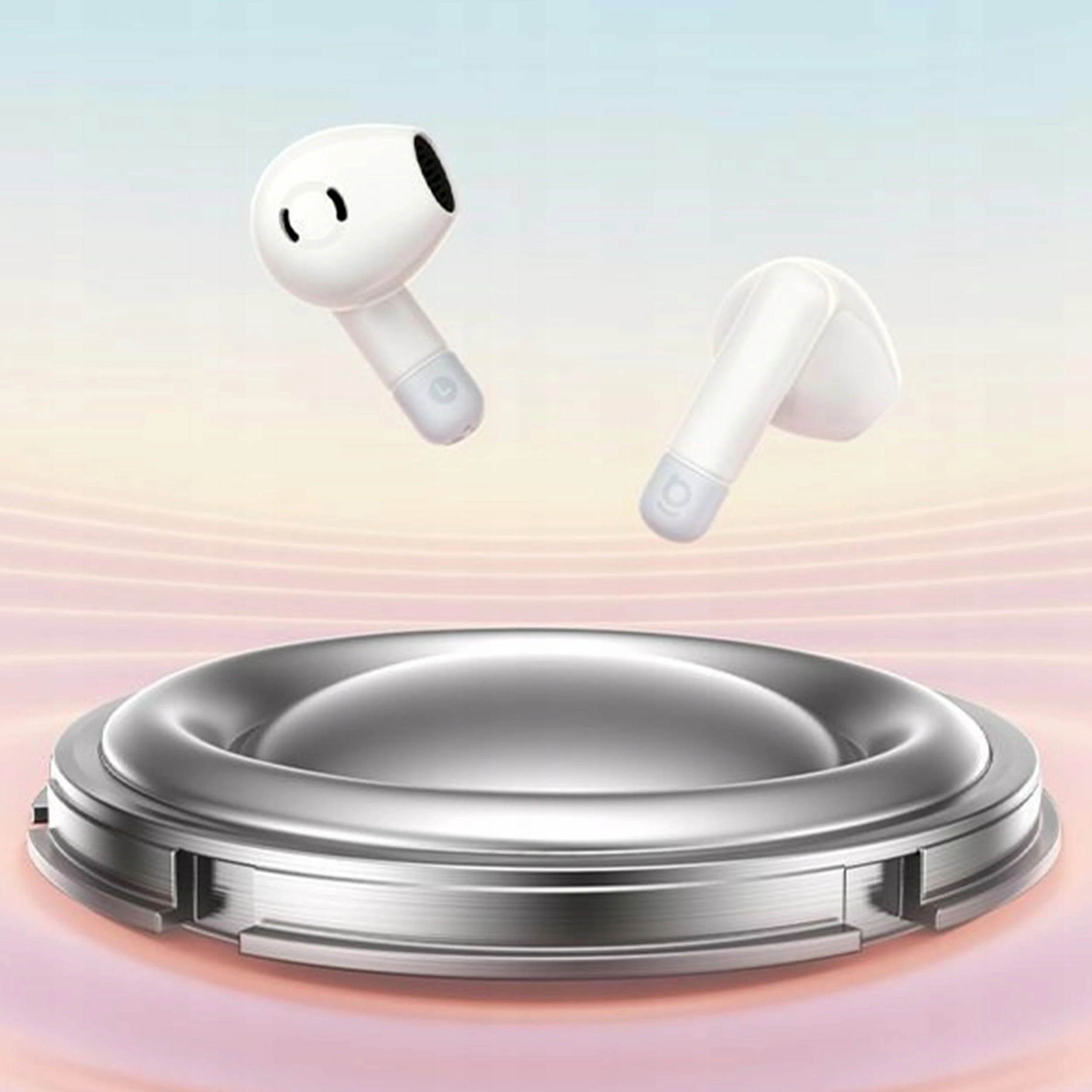 Kufje Baseus Bass BS2 Lite TWS 10mm SuperBass IP55 Bluetooth 6.0 USB-C 7h, të bardha