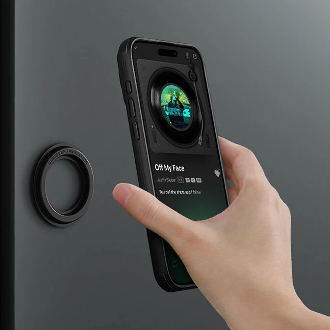 Mbështjellës Nillkin CamShield Pro Magnetic për iPhone 15 Plus, me mbrojtës kamere, Gjelbër