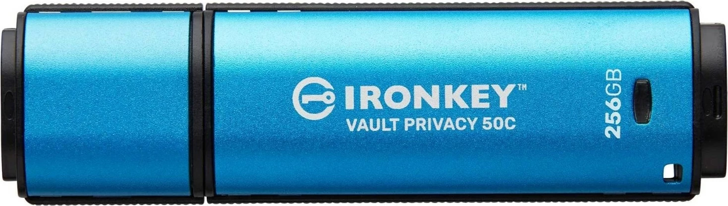 USB flash Kingston IronKey Vault Privacy 50C 256GB USB-C, kaltër