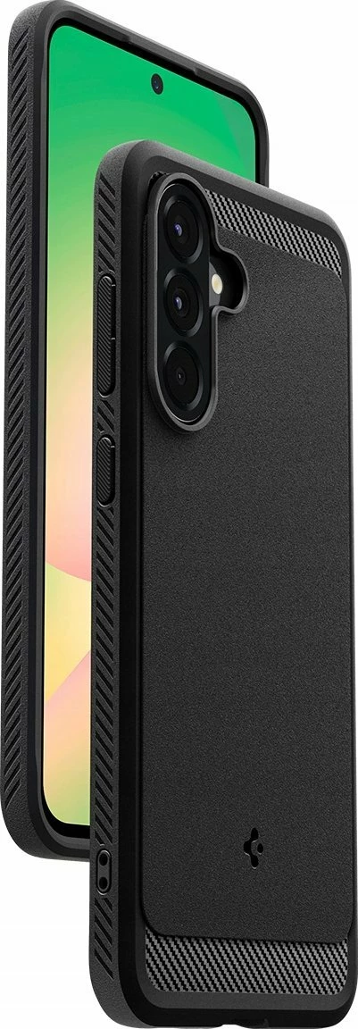 Mbështjellës Spigen Rugged Armor ACS09225 për Samsung Galaxy A56 5G, TPU, Air Cushion®, e zezë matte