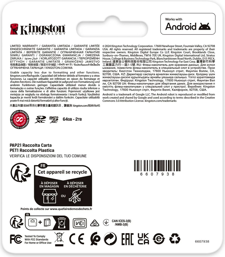 Kartë memorie Kingston Canvas Go! Plus 256GB SDXC, 200MB/s, e zezë