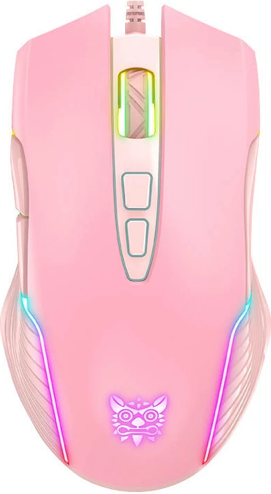 Maus gaming ONIKUMA CW905, me tela, RGB, rozë