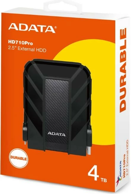 Hard disk i jashtëm Adata DashDrive Durable HD710, 4TB, 2.5", USB 3.1, Zi