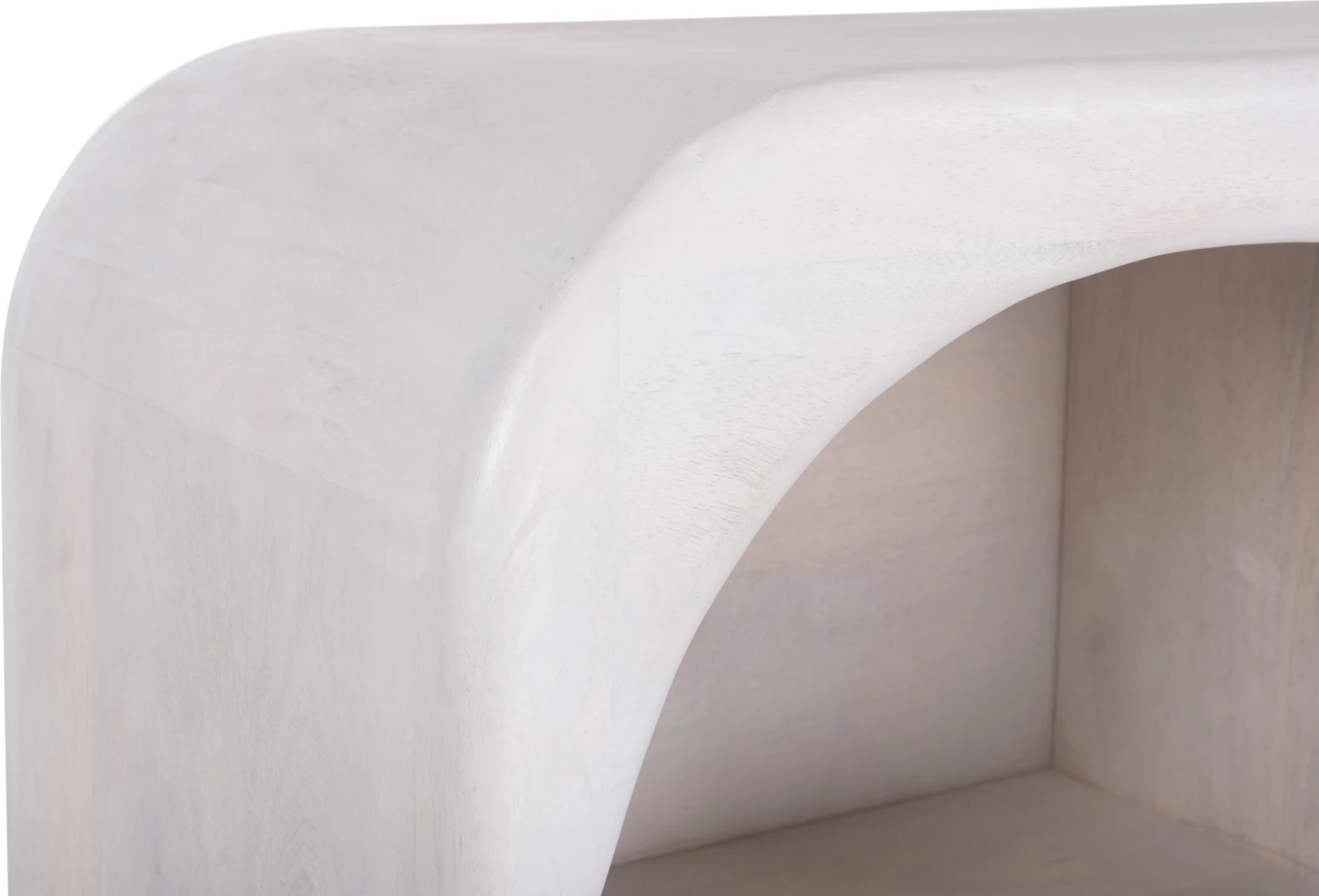 Bufe HANDYR FH9705 dru mango i bardhë 165x35x75 cm