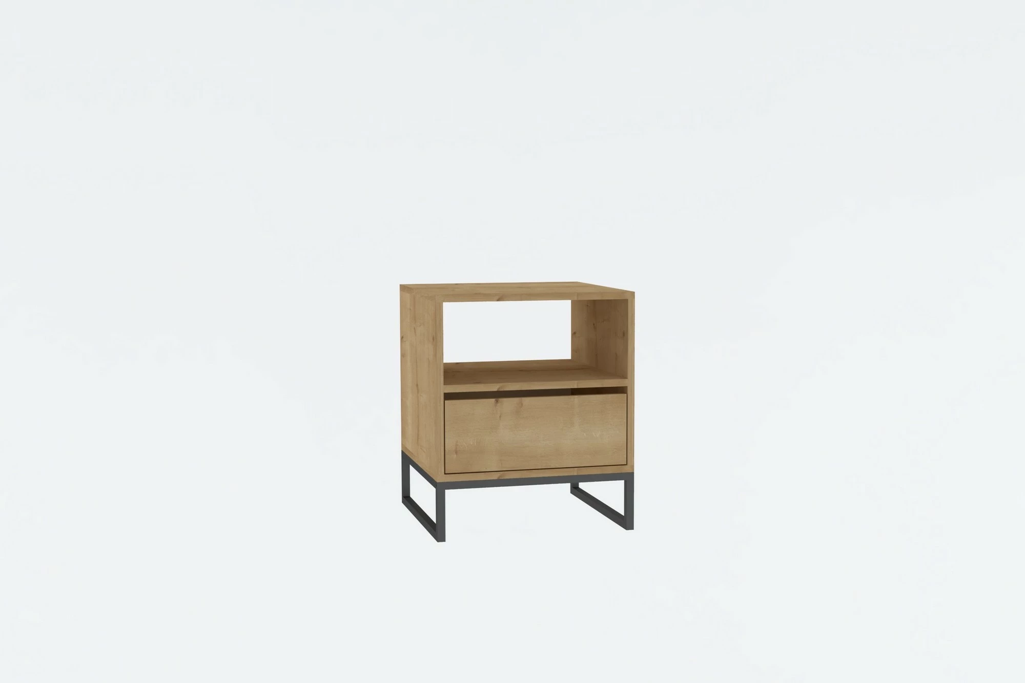 Komodinë nate Skye Decor, Lindau, ngjyrë safir