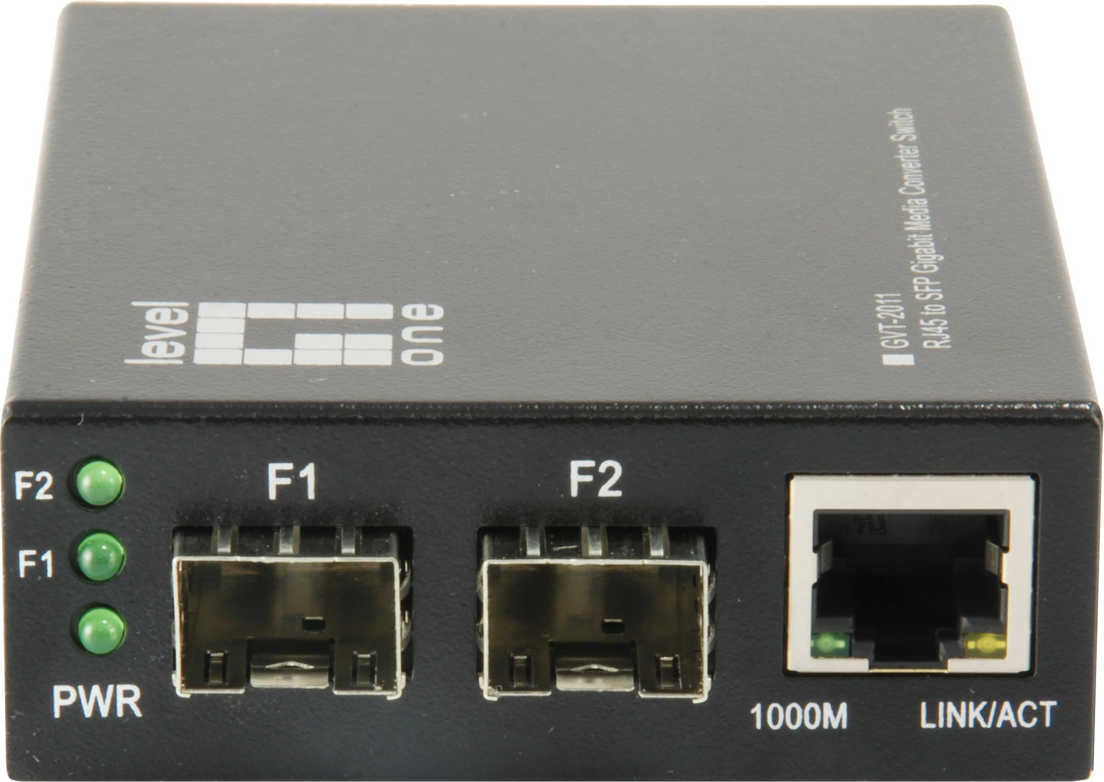 Konvertues media LevelOne GVT-2011, 2 x SFP, 1 x RJ45, Gigabit Ethernet