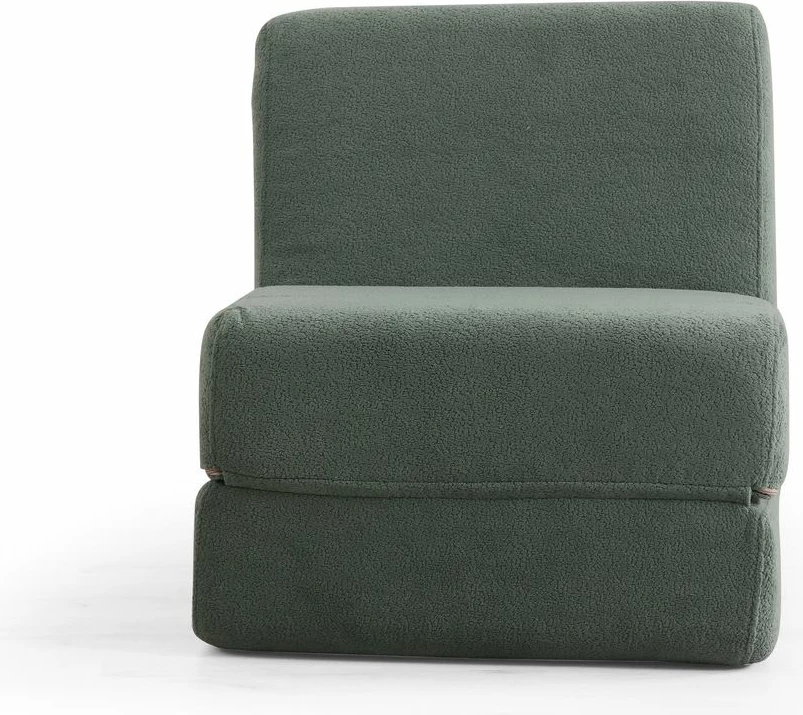 Krevat-kolltuk një vendësh Atelier del Sofa, Origami, ngjyrë e gjelbër