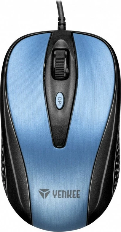 Maus me kabllo YENKEE QUITO YMS 1025BE, 4 butona, USB, Blu