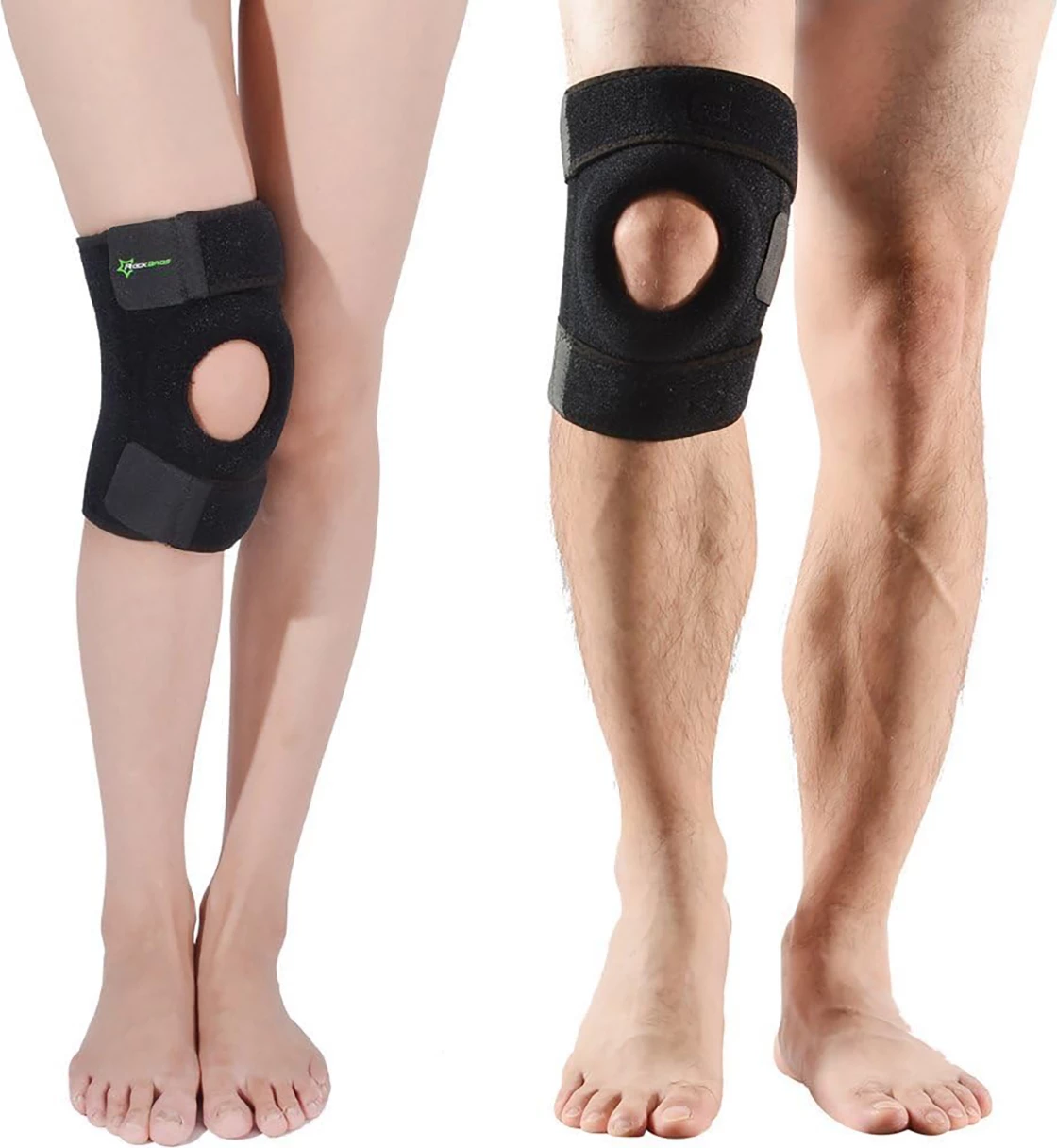 Mbrojtës gjuri sportiv Rockbros LF1106L, L, i zi