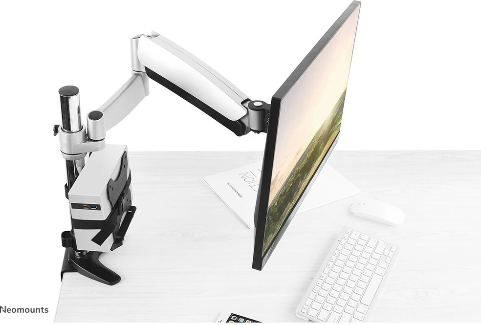 Mbajtëse Mini PC Neomounts NM-TC100BLACK, universal, montim VESA, 5 kg, e zezë