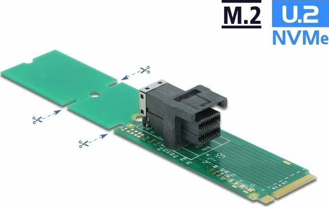 Adapter M.2 PCIe në Mini-SAS HD SFF-8643 Delock 63145