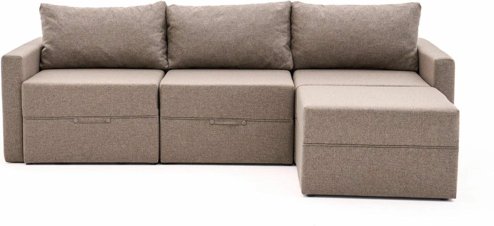 Kënd-sofë krevati Atelier del Sofa, Saros, kafe