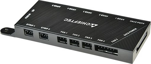 Kasë Chieftec Hunter GS-01B-OP, midi tower, xham i temperuar, RGB, e zezë