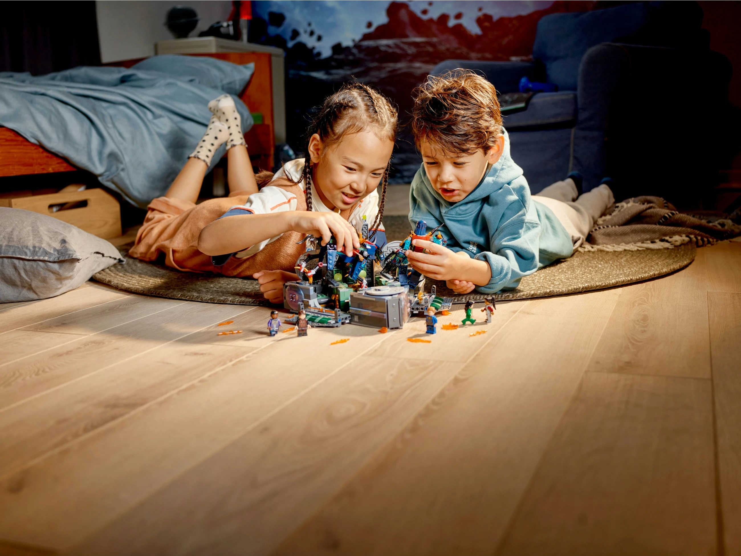 Set ndërtimi LEGO Marvel Avengers Rise of the Domo, 8 vjeç, plastik, 1040 pjesë