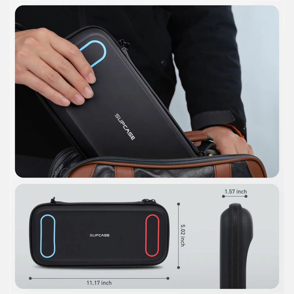 Mbështjellës Supcase Carrying Mini për Nintendo Switch, i zi