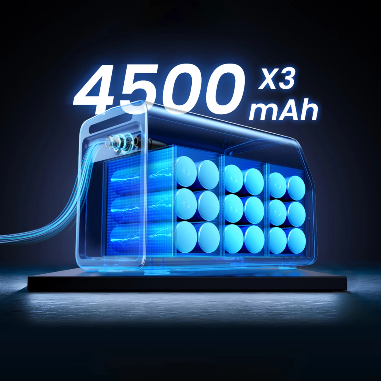 Pompë elektrike për goma Ugreen 12V 150 PSI, ekran digjital, 30 l/min, bateri 3×4500 mAh LiFePO4, gri