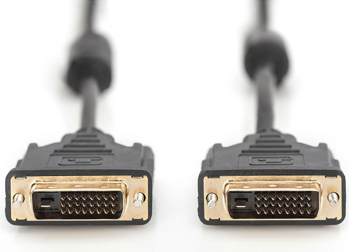 Kabllo DVI-D Digitus 3m, Full HD, Dual Link, e zezë