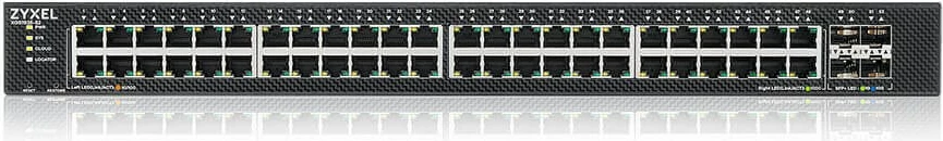Switch i menaxhueshëm ZyXEL XGS1935-52, 48 porta Gigabit Ethernet, 4 SFP+, i zi
