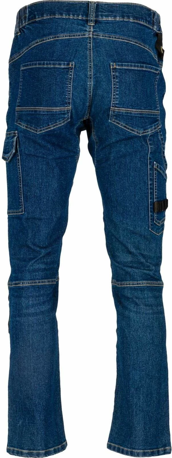 Pantallona pune xhinse LAHTI PRO L40550, slim fit, stretch, të përforcuara, XL, blu e errët