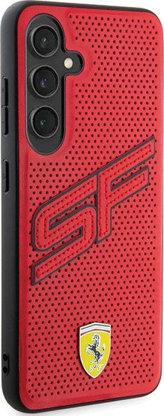 Mbështjellës Ferrari Big SF Perforated për Samsung Galaxy S24, i kuq