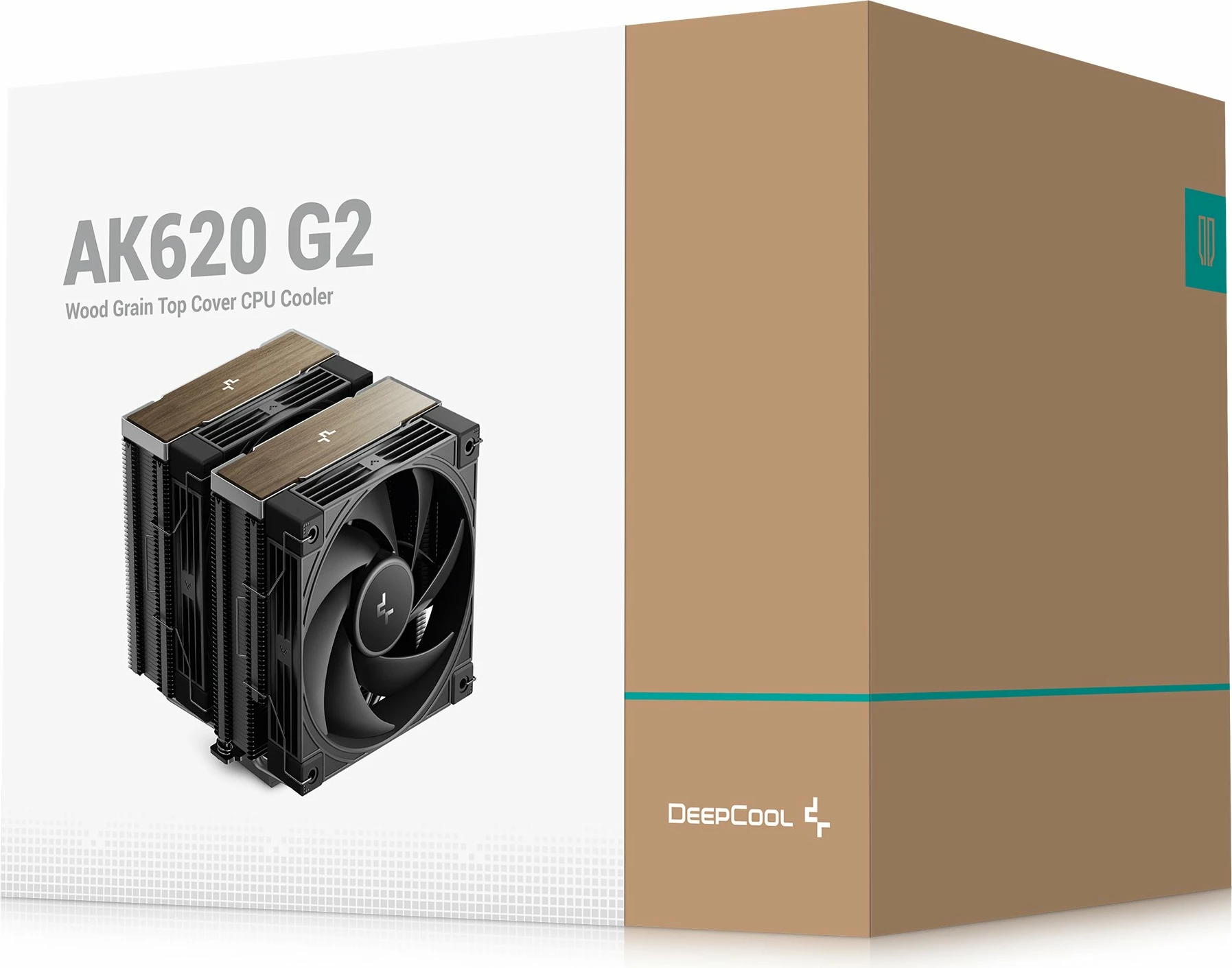 Ftohës CPU Deepcool AK620 G2, 2x120 mm, 6 heatpipe, 57.76 CFM, i zi