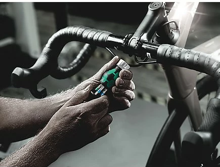 Set veglash dore Wera Bicycle Set 5, 7 bita, 115mm, e zezë/e gjelbër