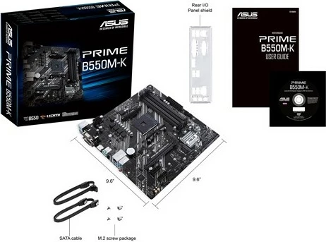 Pllakë amë ASUS PRIME B550M-K, Socket AM4, micro ATX
