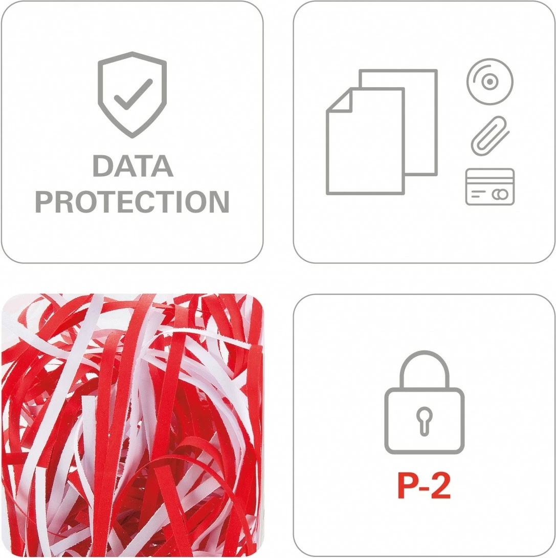 Makineri shkatërruese dokumentesh HSM Shredstar S10, 18L, prerje 6mm, e bardhë