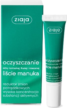 Krem fytyre Ziaja Manuka Leaves Cleansing Reducer unisex 15ml