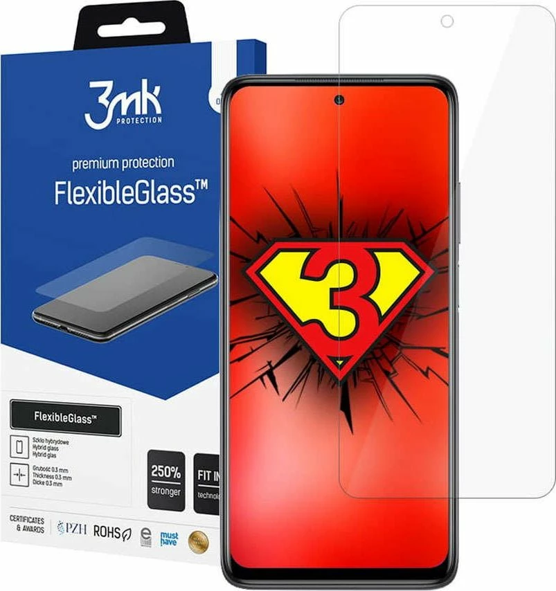 Xham mbrojtës ekrani 3MK FlexibleGlass për Samsung Galaxy A52/A52 5G, transparent