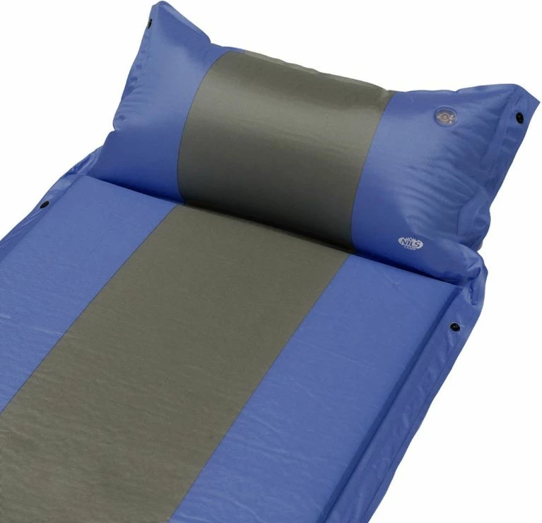 Dyshek vetë-fryrës me jastëk Nils Extreme NC4349, blu-gri