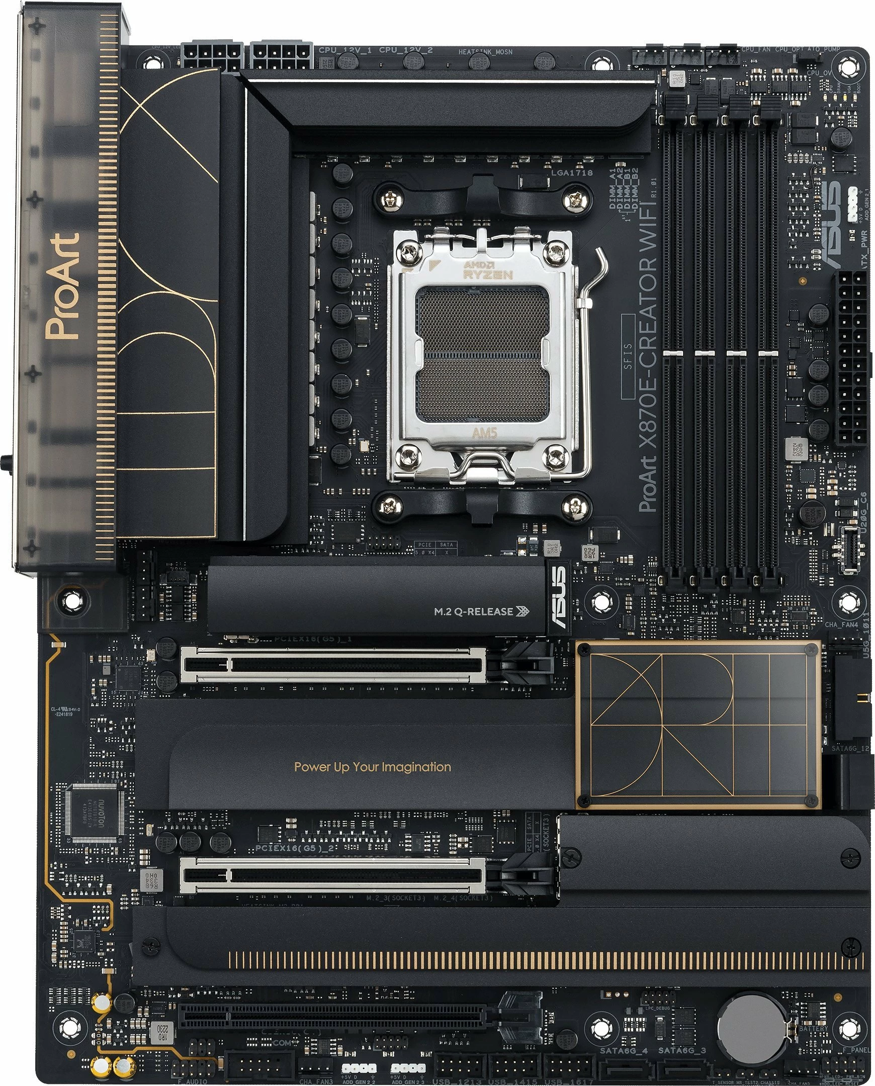 Pllakë amë Asus ProArt X870E-CREATOR WIFI, ATX, DDR5, Wi‑Fi 7, Bluetooth 5.4