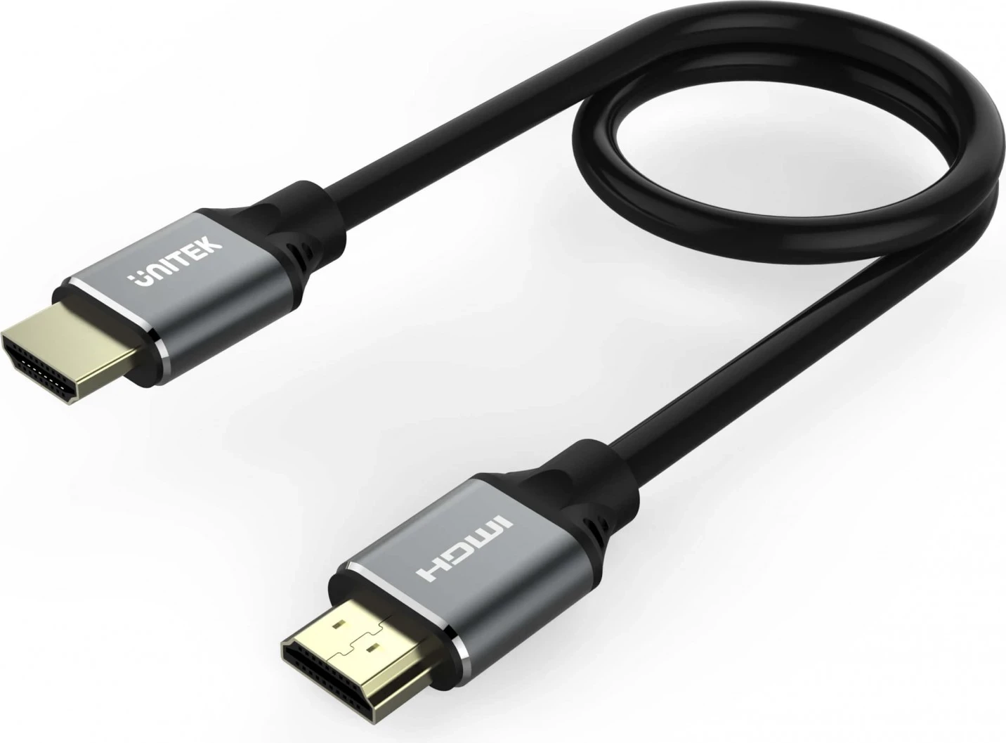 Kabllo HDMI Unitek, e zezë-argjendtë