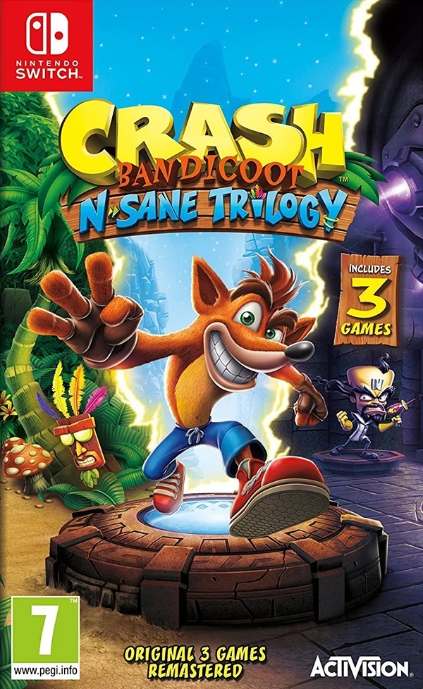 Loja Switch Crash Bandicoot N.Sane Trilogy