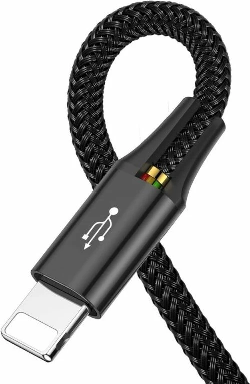 Kabllo USB 4-në-1 Baseus CA1T4-A01 1.2 m USB-A në USB-C + Micro USB + 2x Lightning, e zezë