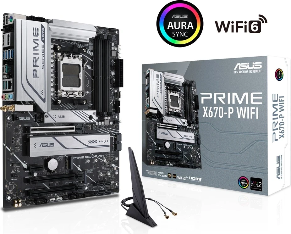 Pllakë amë ASUS PRIME X670-P WIFI, Socket AM5, ATX