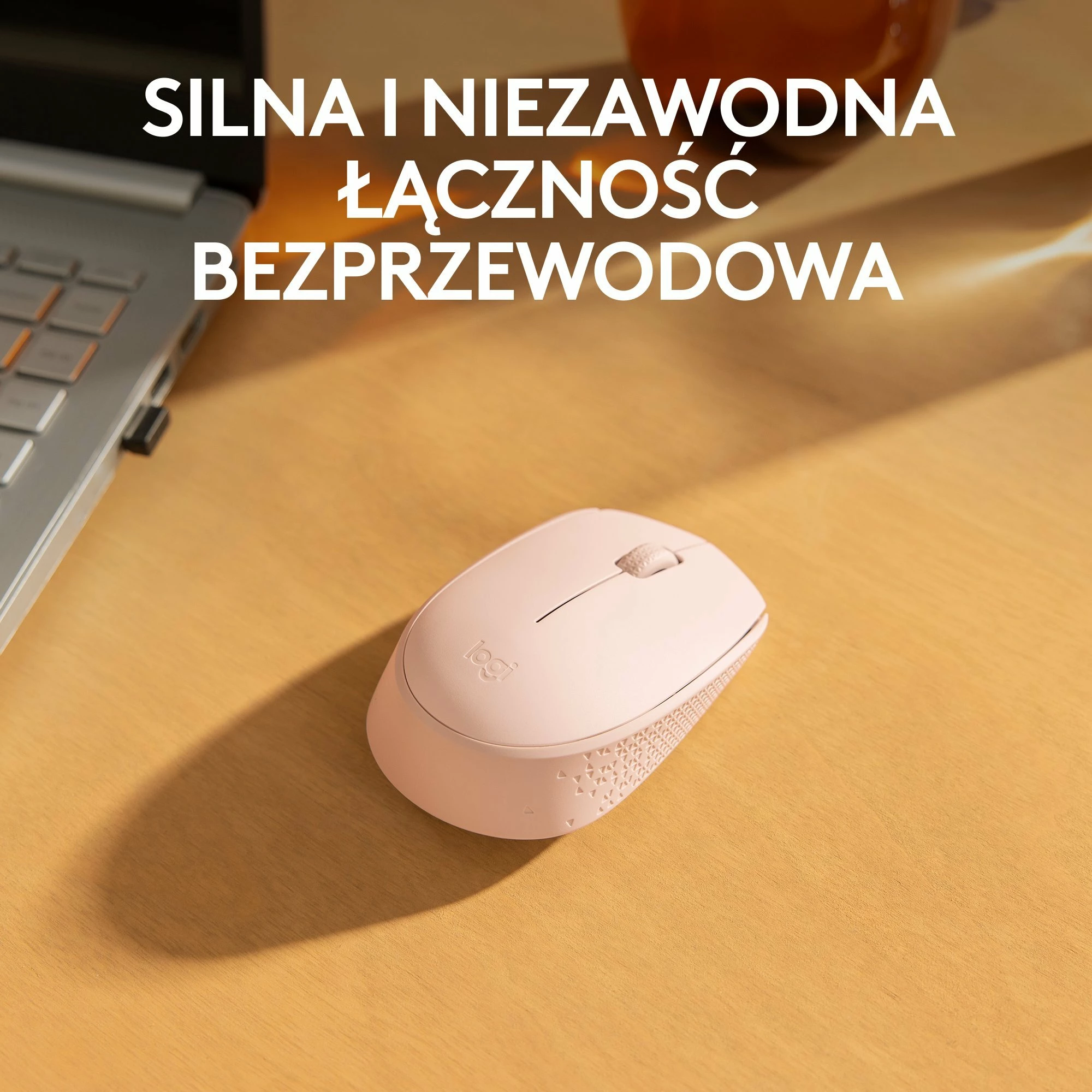 Maus Logitech M171 (910-006865) pa kabllo 2.4GHz 1000 DPI me marrës USB, rozë