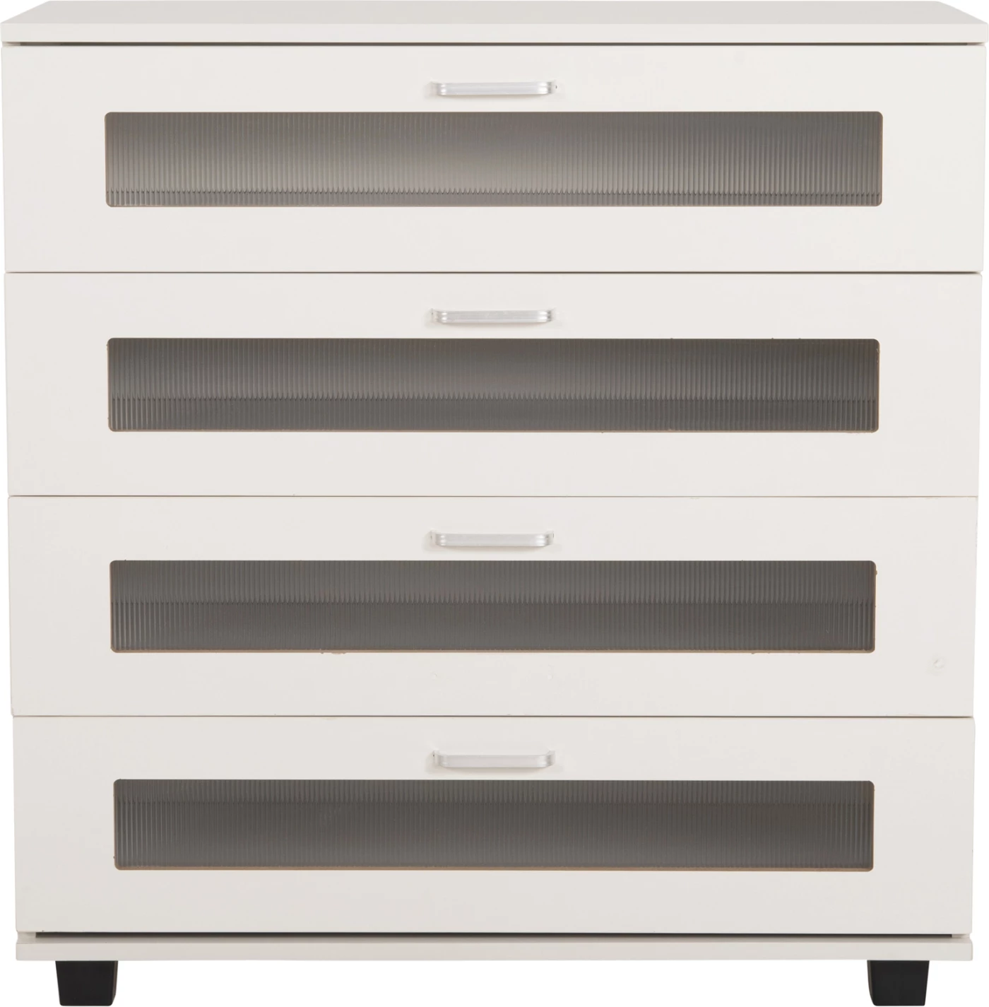 Komodinë THORGAN FH9880.03 melaminë e bardhë-4 sirtarë 80Χ40Χ83Hcm