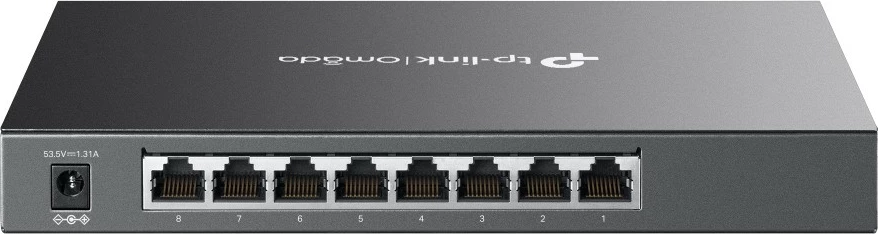 Switch TP-Link Omada 8-Port Gigabit Smart, 4-Port PoE+, Managed, Rack mounting