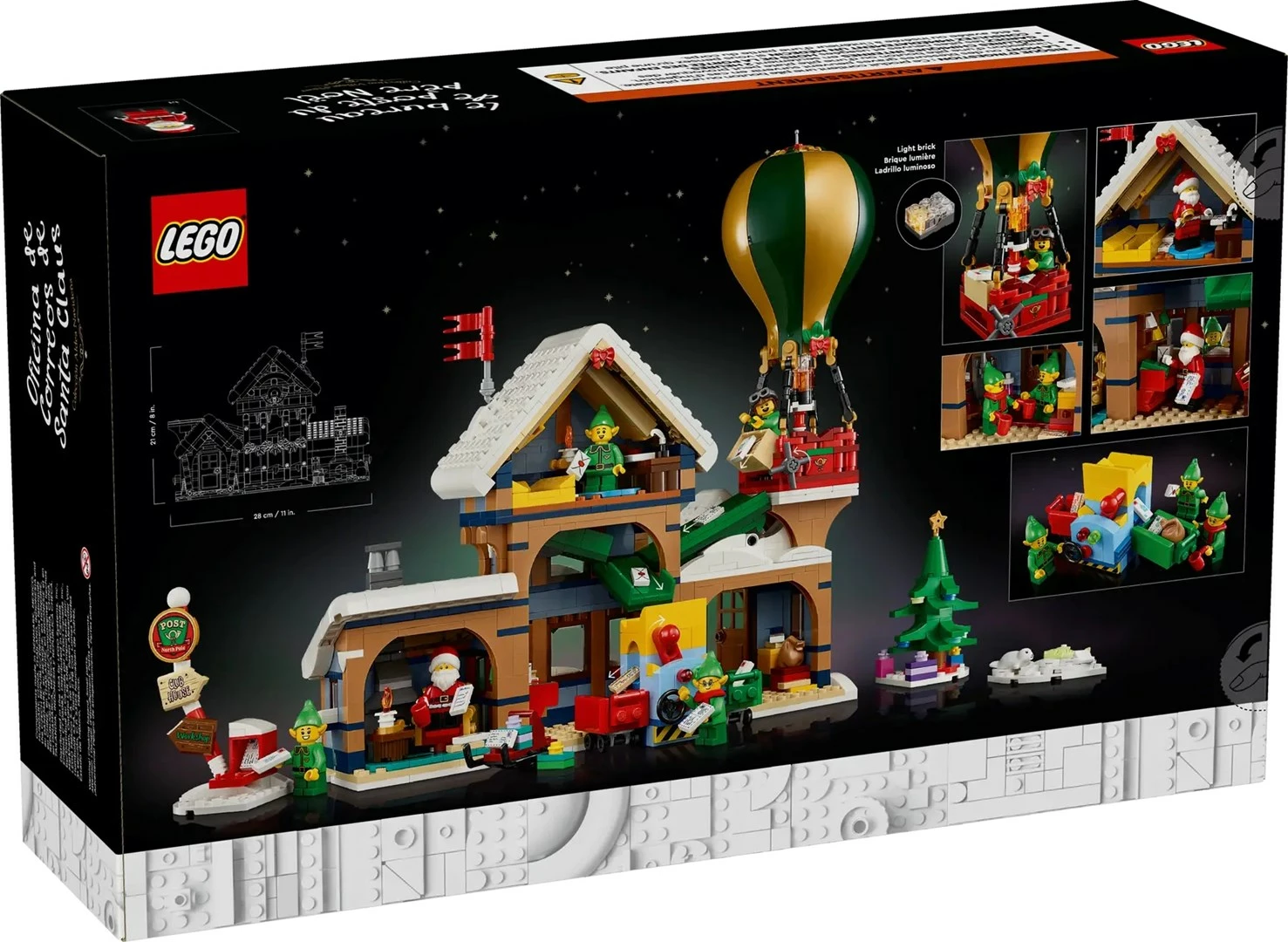 Set LEGO ICONS 10339 Santa's Post Office, 5 minifigura