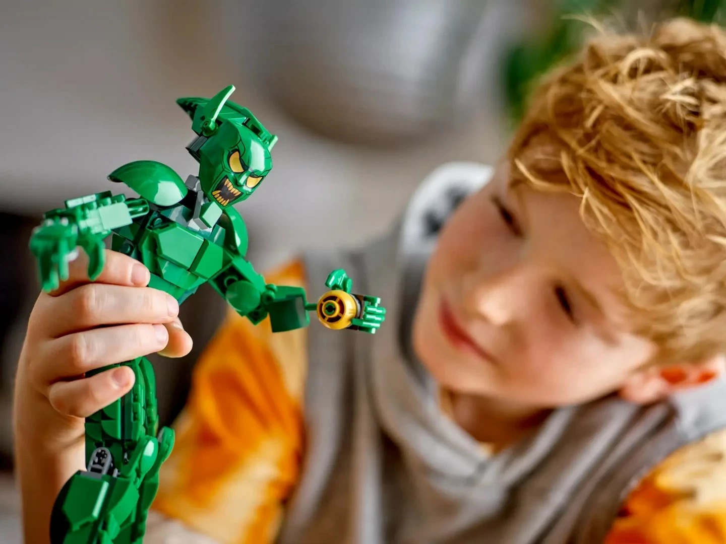Figurë ndërtimi LEGO Marvel 76284 Green Goblin