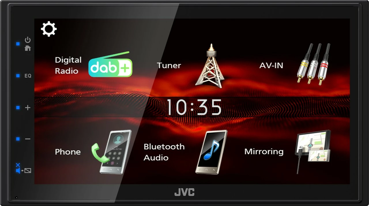 Media player JVC KW-M180DBT, 6.8", Bluetooth, DAB+, i zi