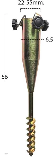 Baza e çadrës prej çeliku FH6024