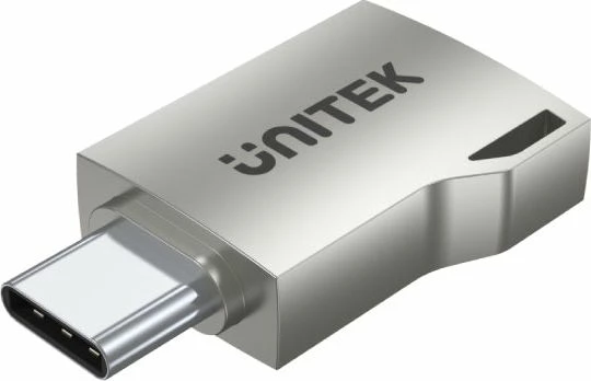 Adapter USB Unitek A1025GNI USB-C në USB-A, USB 3.0 5Gbps, argjendtë